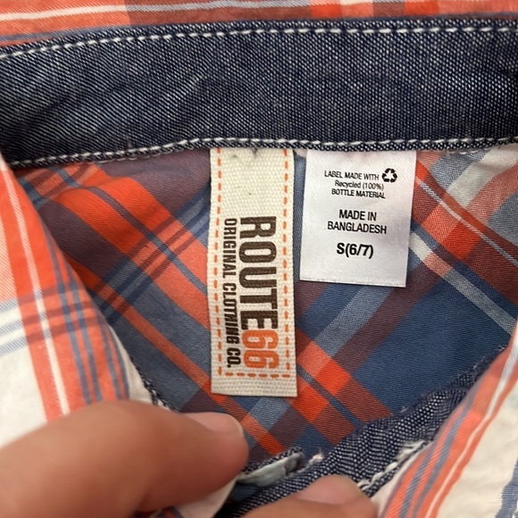 Boundless BeetleEthread and Route66 Size 6T buttons down boys Shirt - Picture 7 of 9